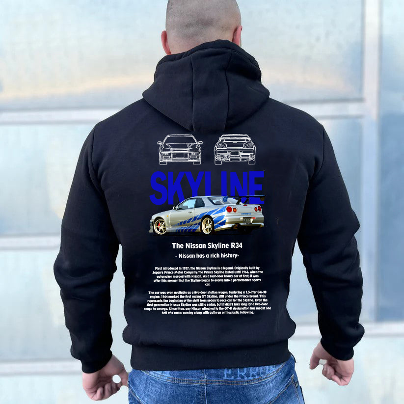 Hoodie NISSAN SKYLINE R34