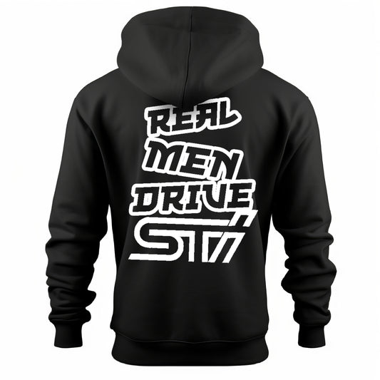 Hoodie REAL MEN DRIVE STI